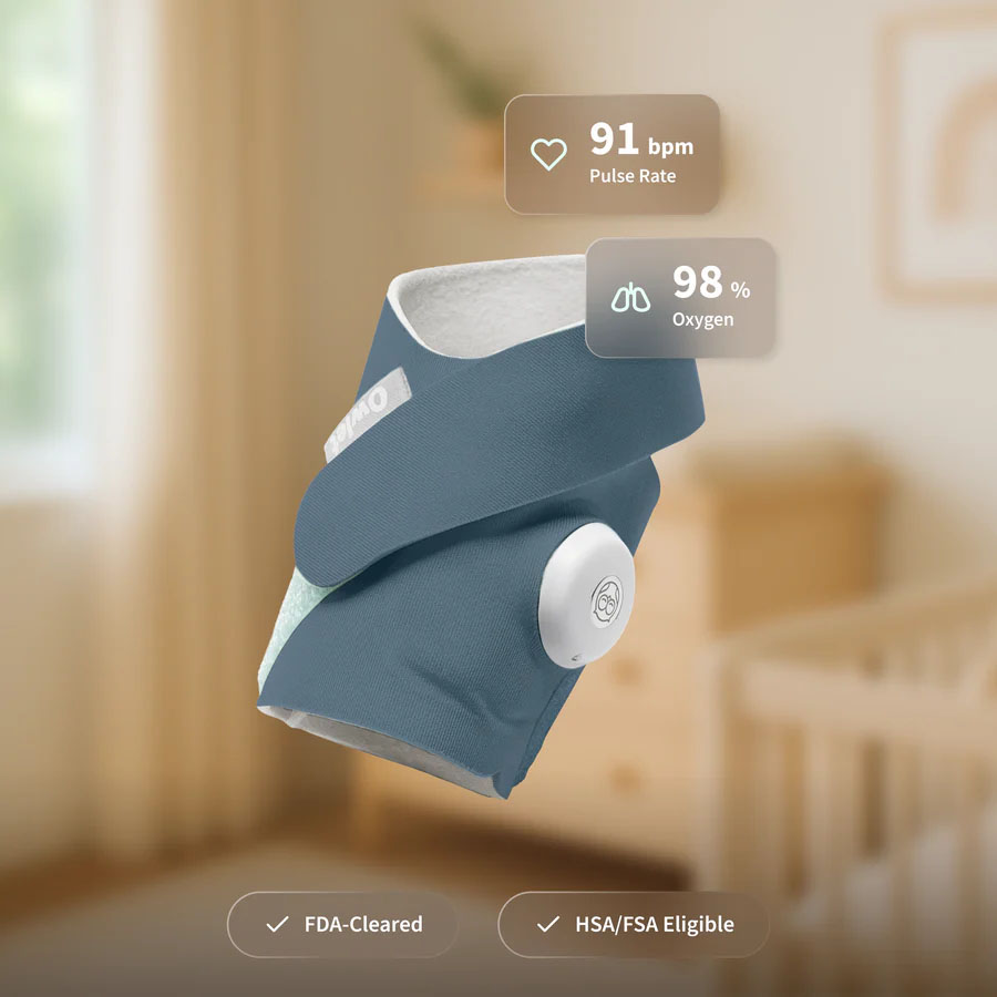 Умные носки для младенцев Owlet Dream Sock Bedtime Blue